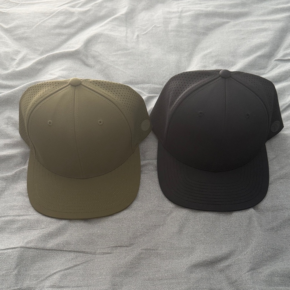 Branded Bills Olive and Black Baseball Caps